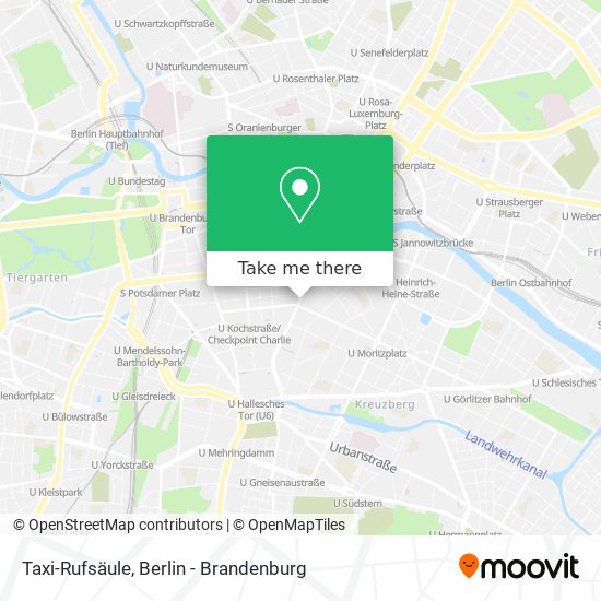 Taxi-Rufsäule map