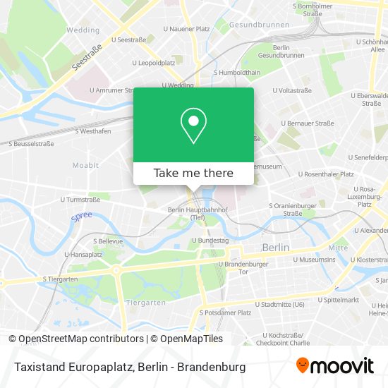 Taxistand Europaplatz map
