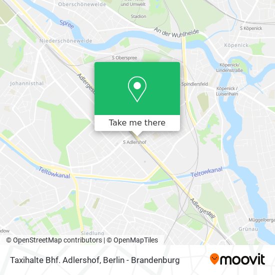 Карта Taxihalte Bhf. Adlershof