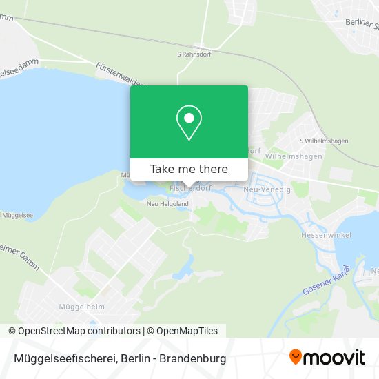 Müggelseefischerei map