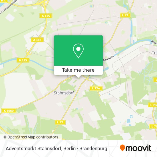 Карта Adventsmarkt Stahnsdorf