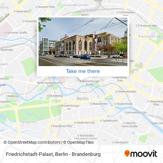 Friedrichstadt-Palast map