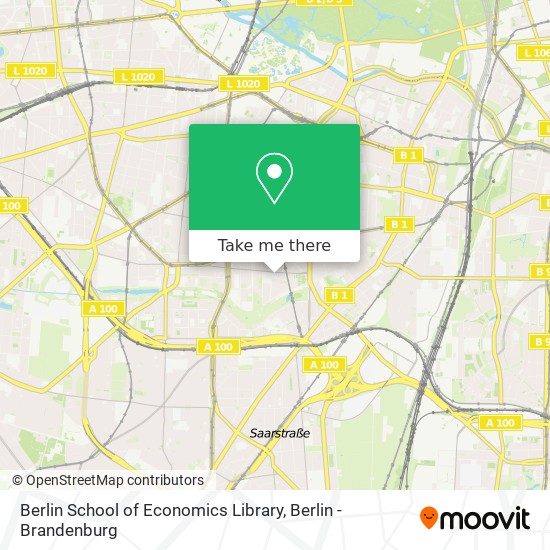Berlin School of Economics Library map