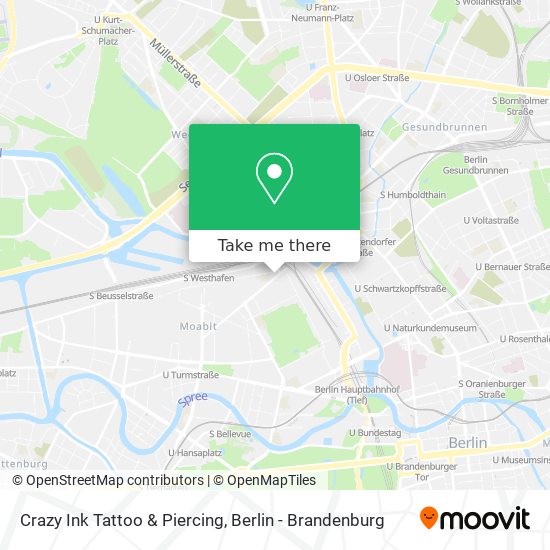 Crazy Ink Tattoo & Piercing map