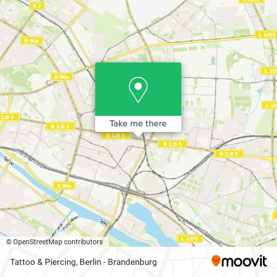 Tattoo & Piercing map