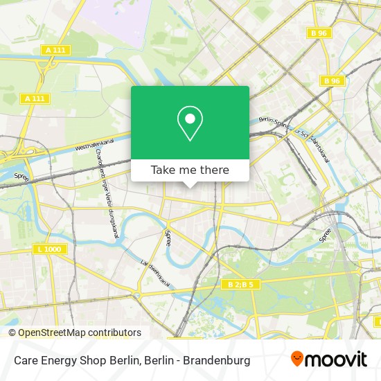 Care Energy Shop Berlin map