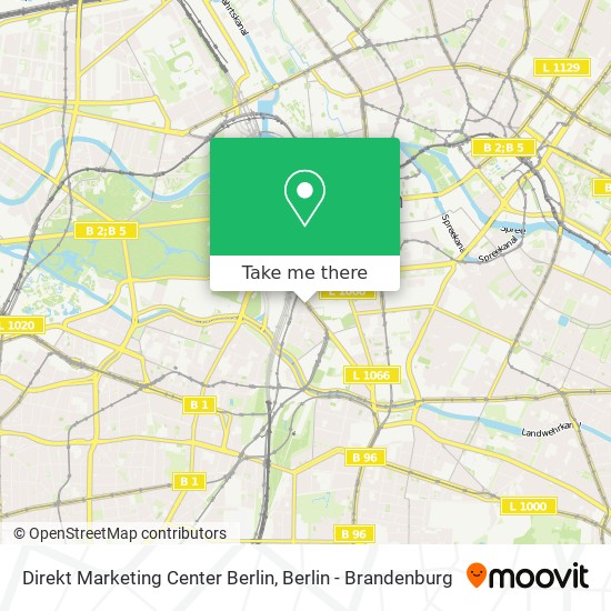 Карта Direkt Marketing Center Berlin