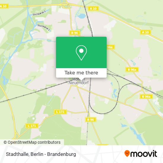 Stadthalle map