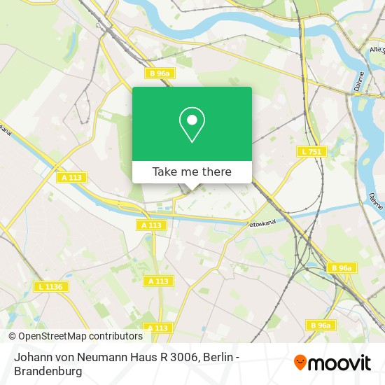 Johann von Neumann Haus R 3006 map