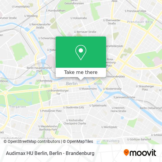 Карта Audimax HU Berlin