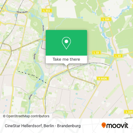 CineStar Hellerdsorf map