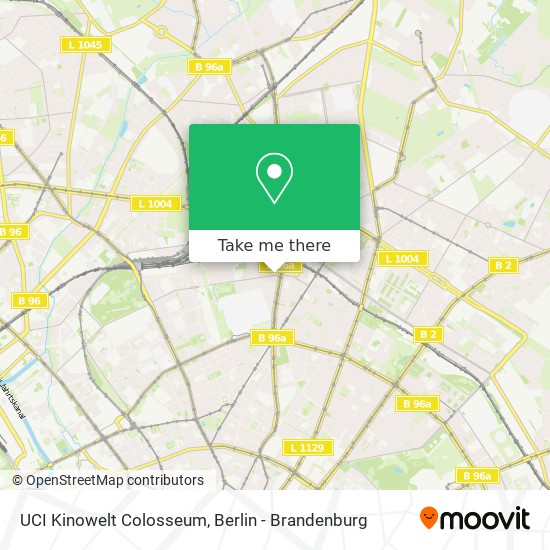 UCI Kinowelt Colosseum map