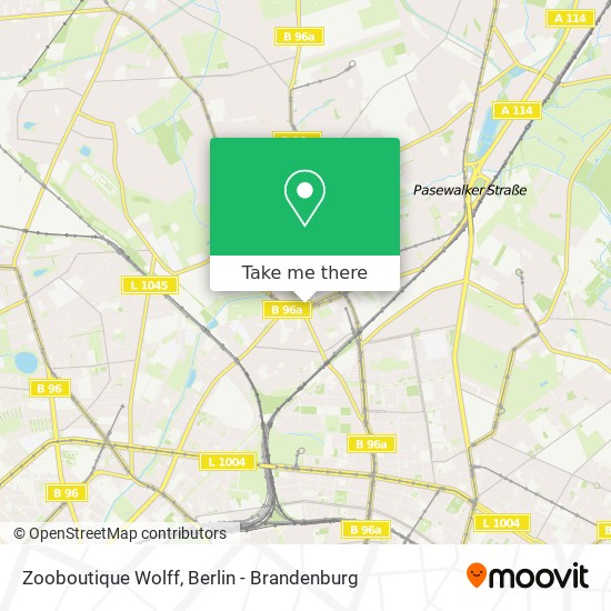 Zooboutique Wolff map