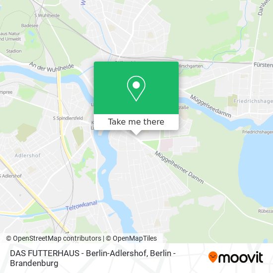 DAS FUTTERHAUS - Berlin-Adlershof map