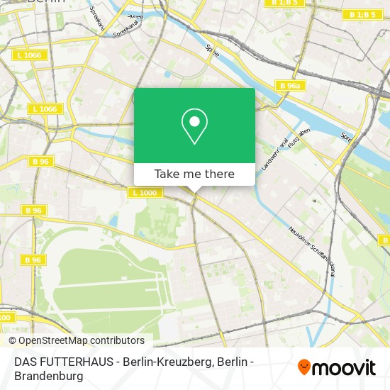 DAS FUTTERHAUS - Berlin-Kreuzberg map