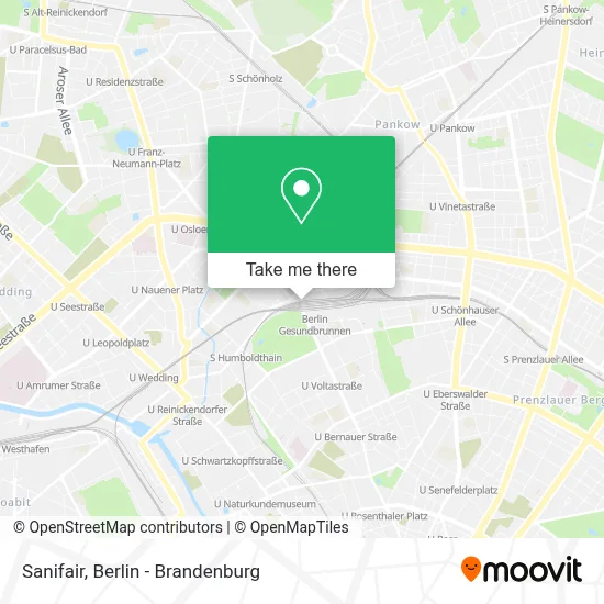 Sanifair map