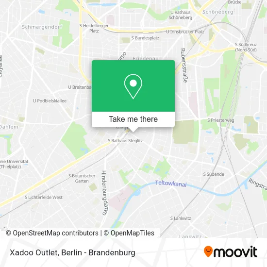 Карта Xadoo Outlet