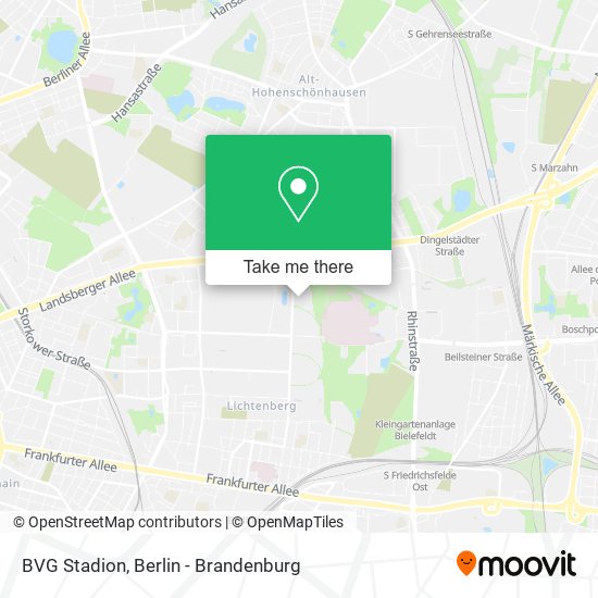 BVG Stadion map