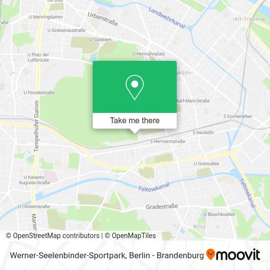 Карта Werner-Seelenbinder-Sportpark