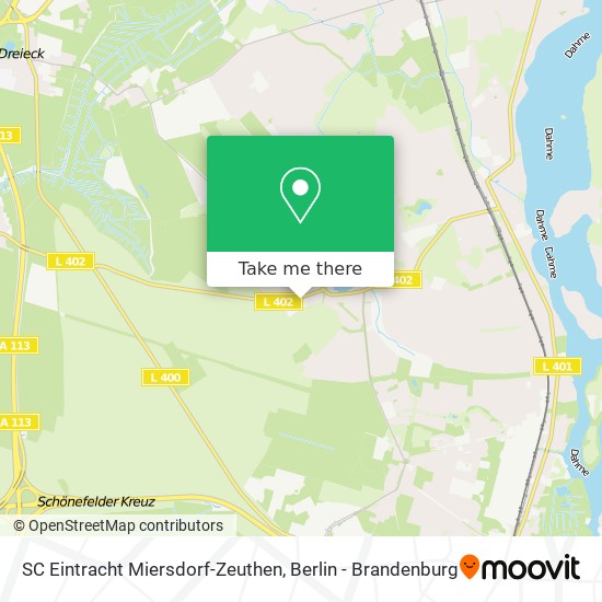 Карта SC Eintracht Miersdorf-Zeuthen