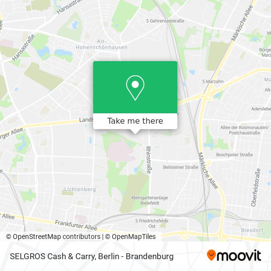 SELGROS Cash & Carry map