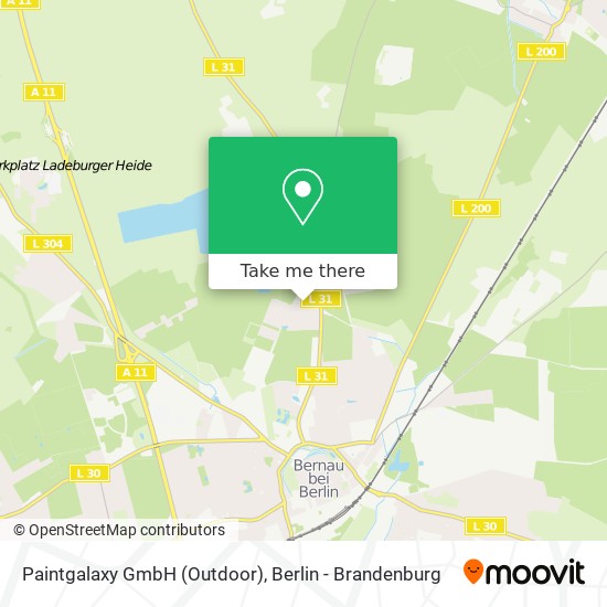 Карта Paintgalaxy GmbH (Outdoor)