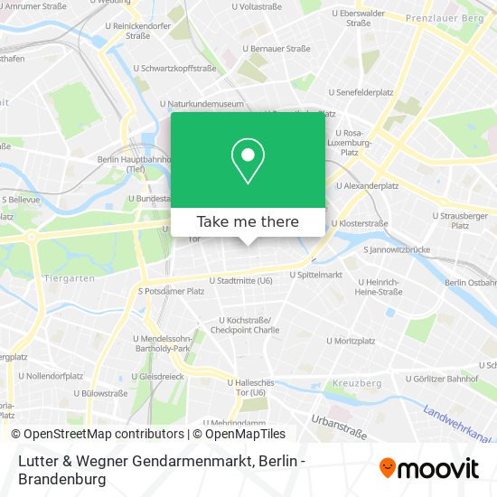 Lutter & Wegner Gendarmenmarkt map