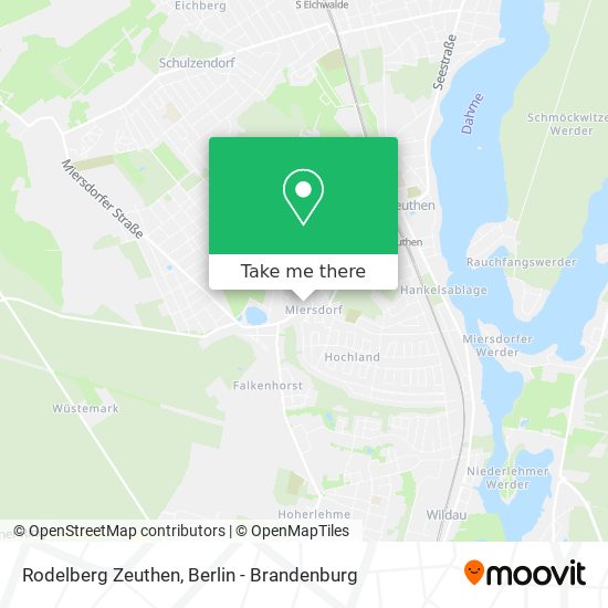 Карта Rodelberg Zeuthen