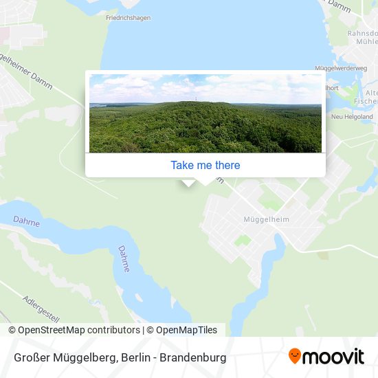 Карта Großer Müggelberg