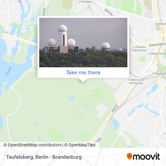 Teufelsberg map