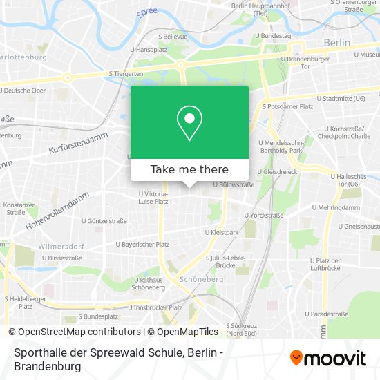 Sporthalle der Spreewald Schule map