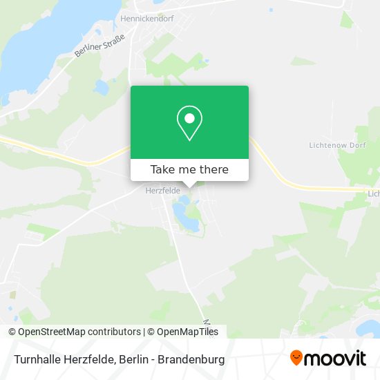 Turnhalle Herzfelde map