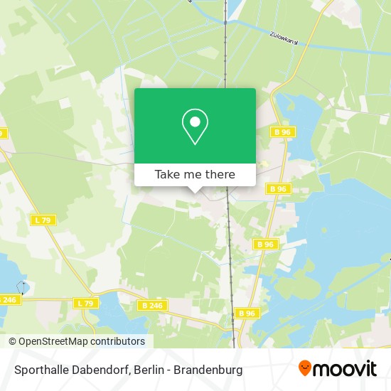 Sporthalle Dabendorf map