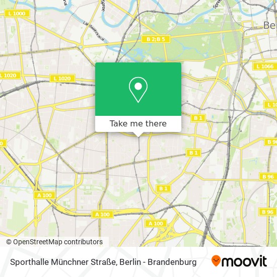 Sporthalle Münchner Straße map