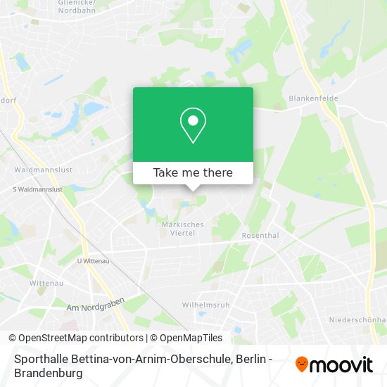 Карта Sporthalle Bettina-von-Arnim-Oberschule