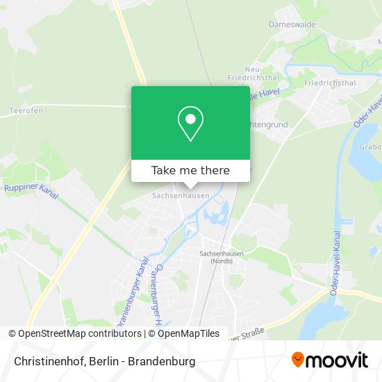 Christinenhof map