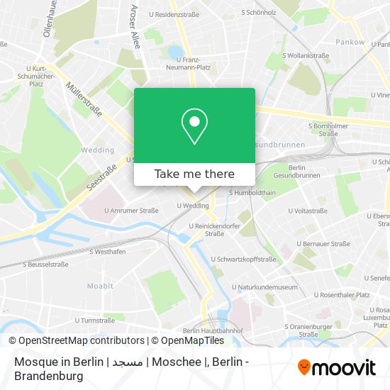 Карта Mosque in Berlin | مسجد | Moschee |