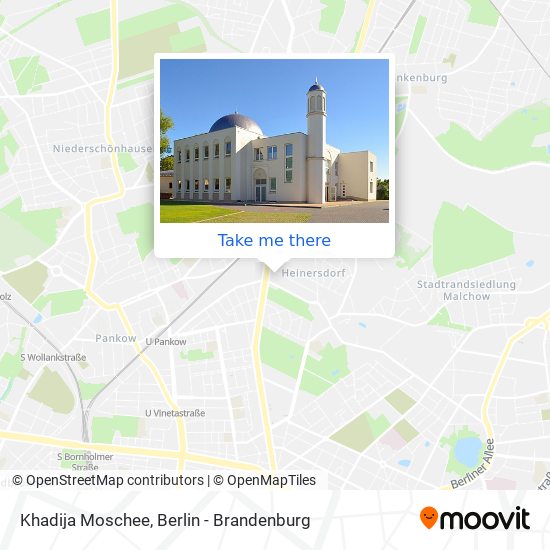 Khadija Moschee map