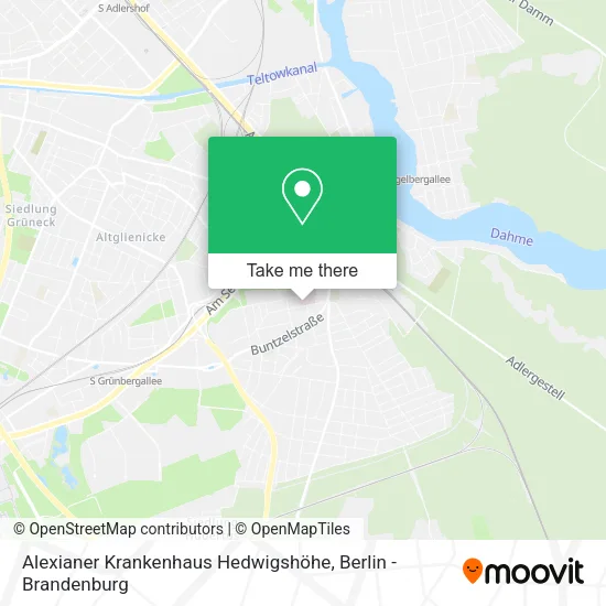 Карта Alexianer Krankenhaus Hedwigshöhe