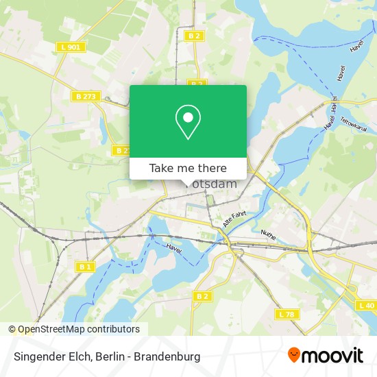 Singender Elch map