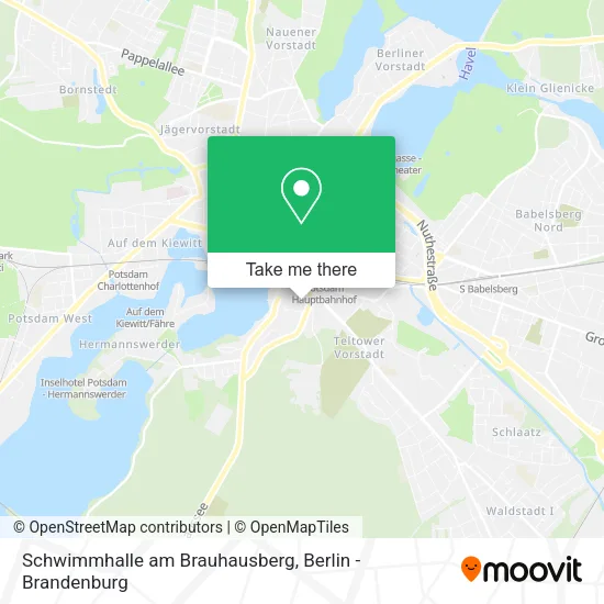 Schwimmhalle am Brauhausberg map