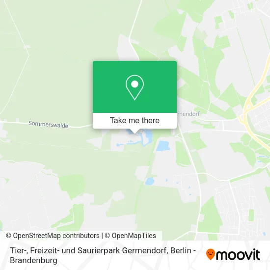 Карта Tier-, Freizeit- und Saurierpark Germendorf