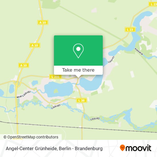 Angel-Center  Grünheide map