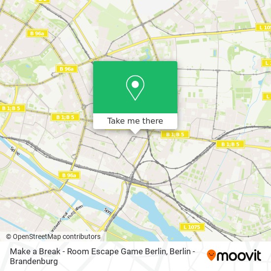 Карта Make a Break - Room Escape Game Berlin