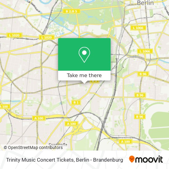 Trinity Music Concert Tickets map