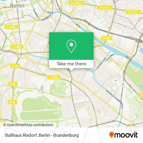 Ballhaus Rixdorf map