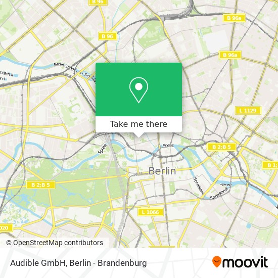 Audible GmbH map