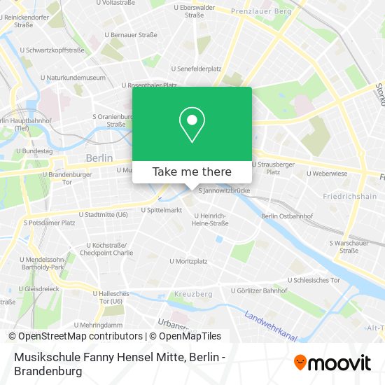 Карта Musikschule Fanny Hensel Mitte