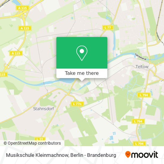 Musikschule Kleinmachnow map