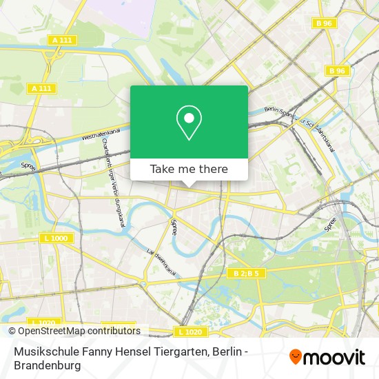Карта Musikschule Fanny Hensel Tiergarten